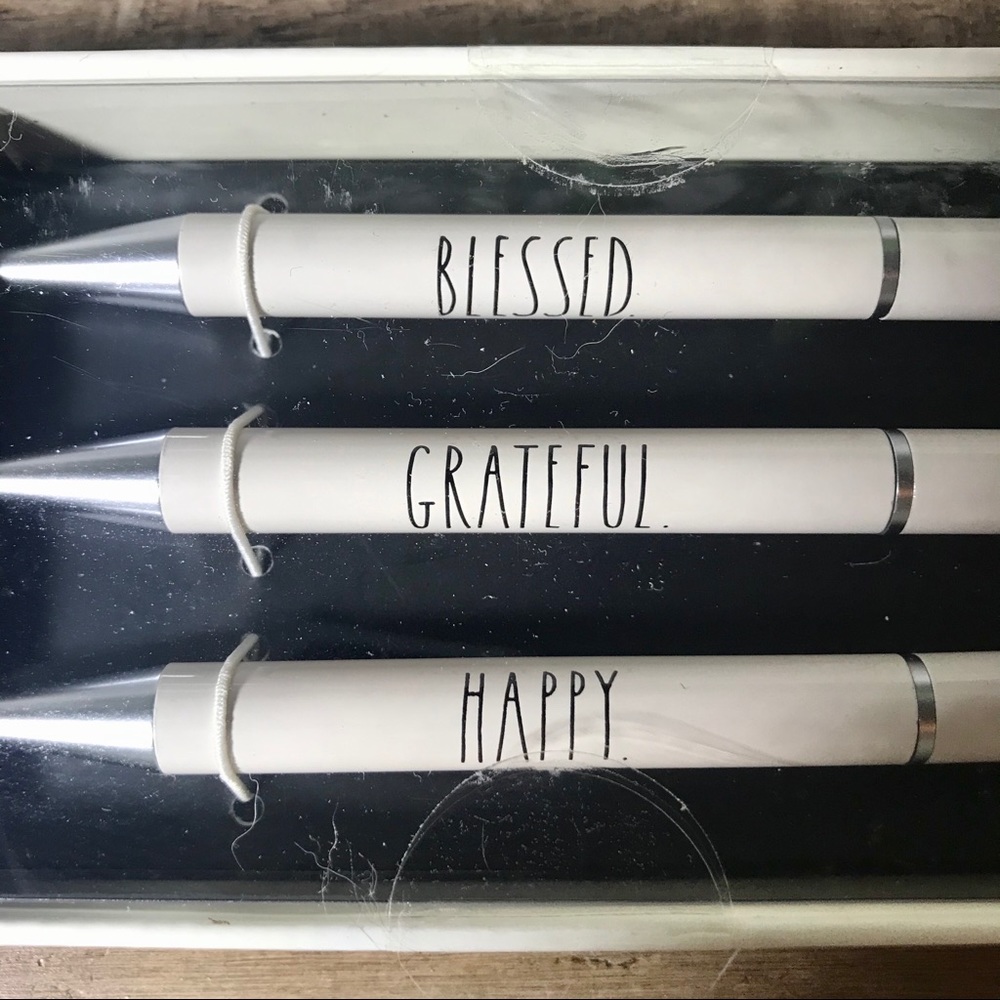🆕Rae Dunn Pens Blessed Grateful Happy